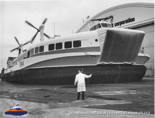 SRN4 prototype GH-2007 -  (credit: The <a href='http://www.hovercraft-museum.org/' target='_blank'>Hovercraft Museum Trust</a>).